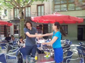 Moment del traspàs de poders (30.07.2013)