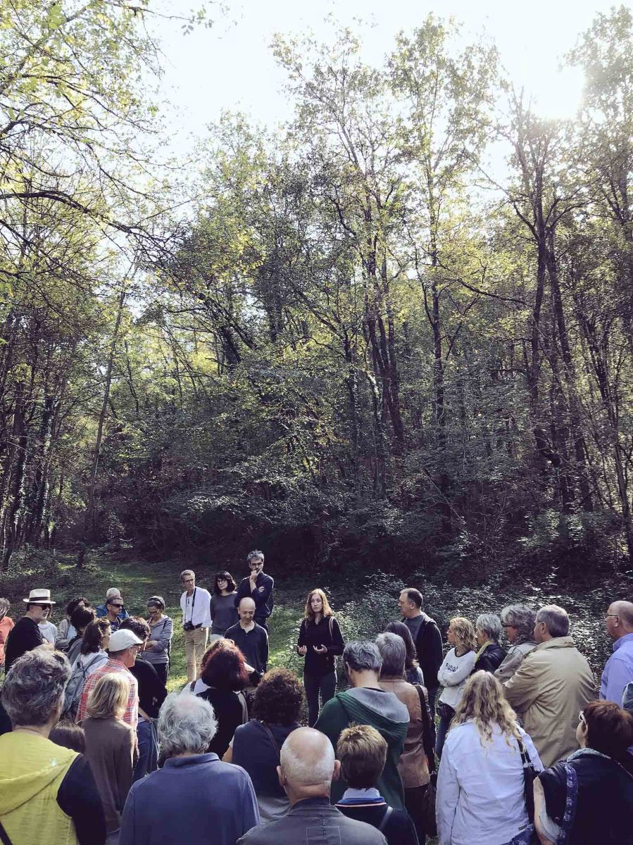 Anna Dot presentant el seu treball (foto: David Darné)