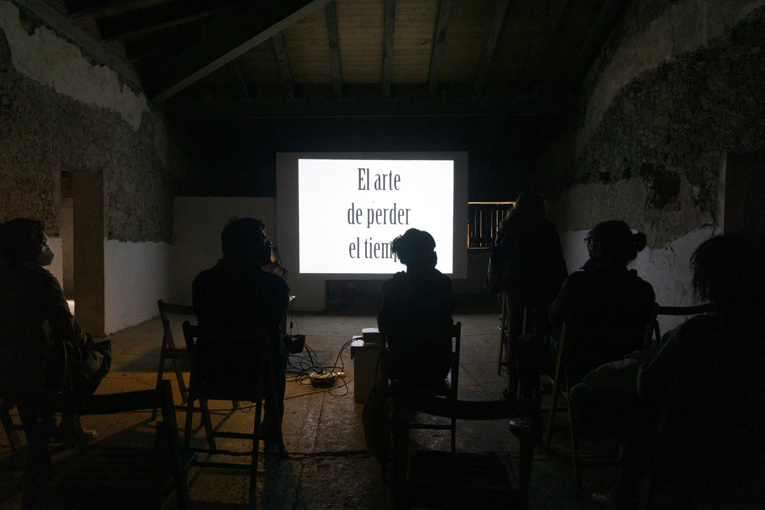 "El arte de perder el tiempo", Marla Jacarilla. Bianyal 2020 (foto: Luís Delgado)